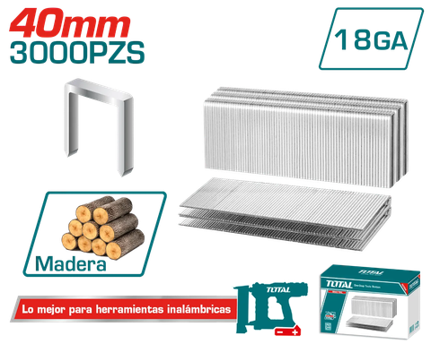 Đinh bấm U 40mm-TOTAL-TAC918403