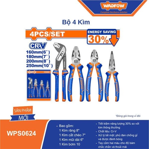 Bộ 4 Kìm-Wadfow WPS0624