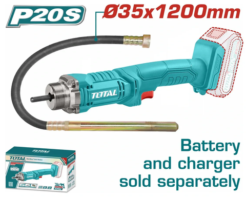 Máy đầm bêtông
 dùng pin 20V-TOTAL-TCVLI202301