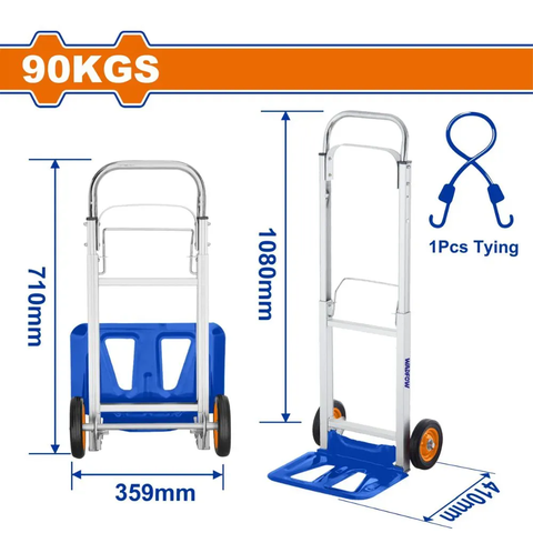 Xe đẩy tay có thể gập lại 90kg Wadfow WWB9A09