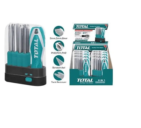 Bộ 9 tua vít đa năng -TOTAL-THT250906