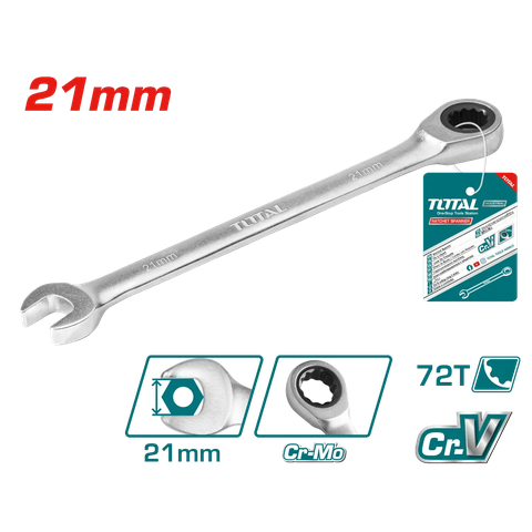 Cờ lê miệng vòng 2 chiều 21mm -TOTAL-TCSPAR211