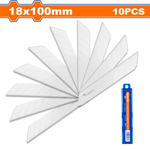 Bộ 10 lưỡi dao rời 18x100mm-Wadfow WMK1K18