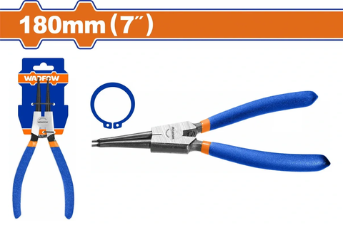 kìm mở phe mũi thẳng vòng ngoài 7"/180mm-Wadfow WPL9C71