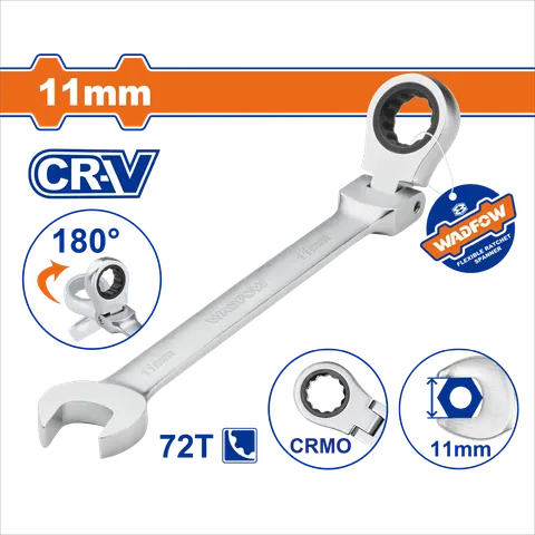 Cờ lê vòng miệng tự động lắc léo 11mm-Wadfow WSA6111