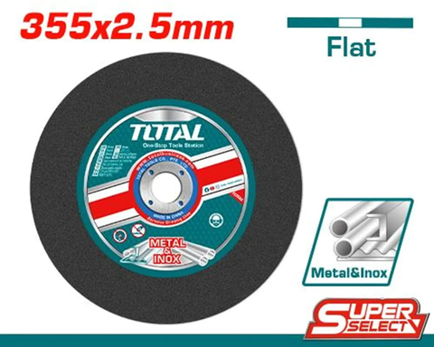 Đĩa cắt 
kim loại 
355mm -TOTAL-TAC2253551