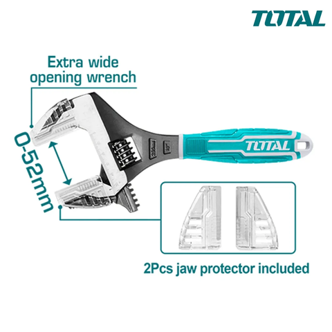 Cờ lê điều chỉnh 2 trong 1 size 250mm -TOTAL-THT10210G