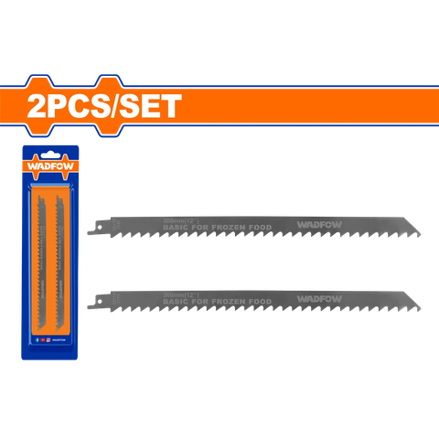 Bộ 2 lưỡi cưa kiếm (cắt thực phẩm đông lạnh) 300mm(12") Wadfow  WJT1211K