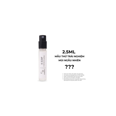 Tinh dầu nước hoa CODEDECO vial 2.5ml mùi ngẫu nhiên trải nghiệm – Áp dụng cho CTKM
