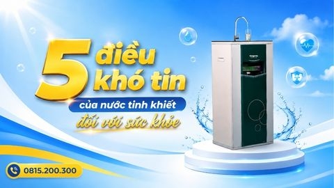 5 Điều Khó Tin Của Nước Tinh Khiết Đối Với Sức Khỏe