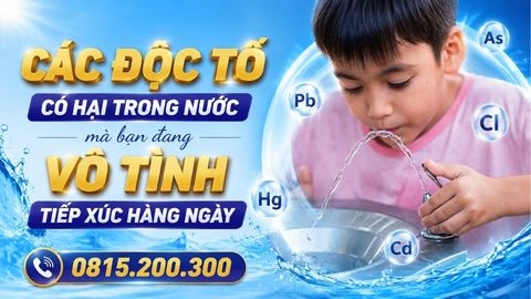 Các Độc Tố Có Hại Trong Nước Mà Bạn Đang Vô Tình Tiếp Xúc Hàng Ngày