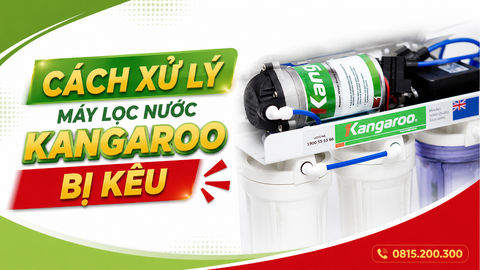 Cách xử lý máy lọc nước Kangaroo bị kêu