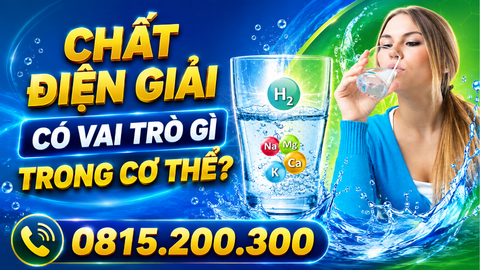 Chất điện giải có vai trò gì trong cơ thể?
