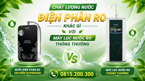 Chất lượng nước điện phân RO khác gì với máy lọc nước RO thông thường
