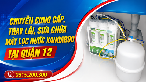 Chuyên cung cấp, thay lõi, sửa chữa máy lọc nước kangaroo tại quận 12