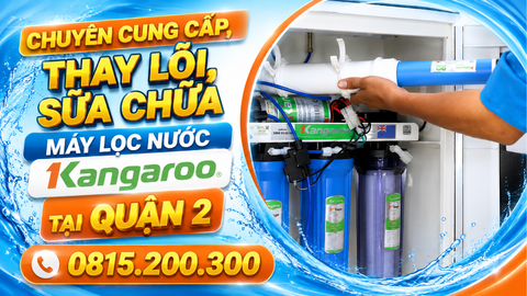 Chuyên cung cấp, thay lõi, sửa chữa máy lọc nước kangaroo tại quận 2