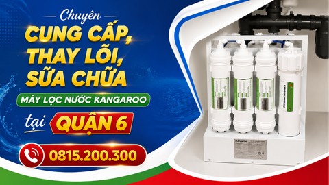Chuyên cung cấp, thay lõi, sửa chữa máy lọc nước kangaroo tại quận 6