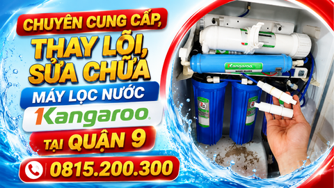 Chuyên cung cấp, thay lõi, sửa chữa máy lọc nước kangaroo tại quận 9