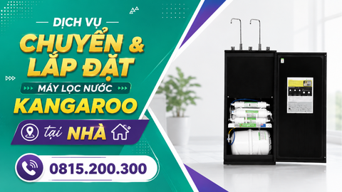 Dịch vụ chuyển và lắp đặt máy lọc nước kangaroo tại nhà