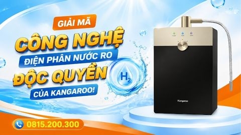 GIẢI MÃ Công Nghệ Điện Phân Nước RO Độc Quyền Của Kangaroo!
