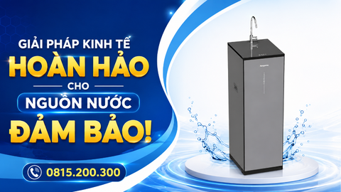Giải pháp kinh tế HOÀN HẢO cho nguồn nước ĐẢM BẢO!