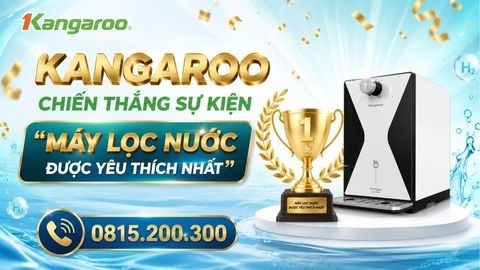 Kangaroo chiến thắng sự kiện “Máy lọc nước được yêu thích nhất”