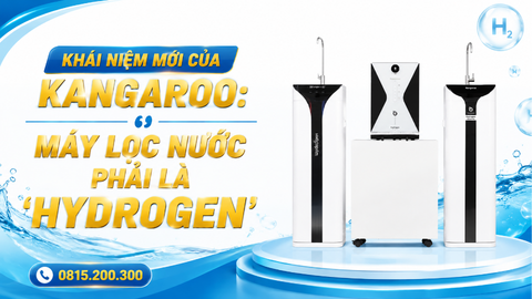 Khái niệm mới của Kangaroo: ‘Máy lọc nước phải là Hydrogen’