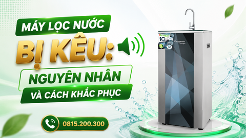 Máy lọc nước bị kêu: Nguyên nhân và cách khắc phục