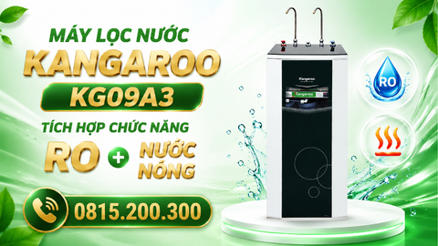 Máy lọc nước Kangaroo KG09A3-Tích hợp chức năng RO và nước nóng