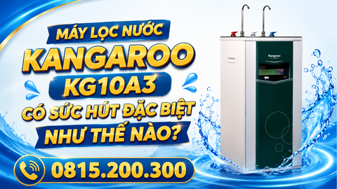 Máy lọc nước Kangaroo KG10A3 có sức hút đặc biệt như thế nào?