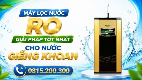 Máy lọc nước RO giải pháp tốt nhất cho nước giếng khoan