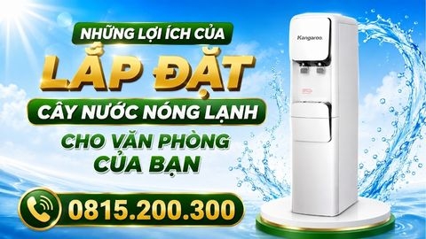 Những lợi ích của lắp đặt cây nước nóng lạnh cho văn phòng của bạn