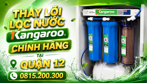 Thay lõi lọc nước Kangaroo chính hãng tại Quận 12