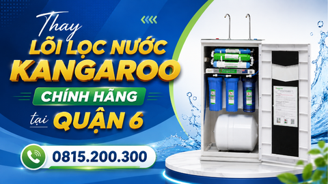 Thay lõi lọc nước Kangaroo chính hãng tại Quận 6