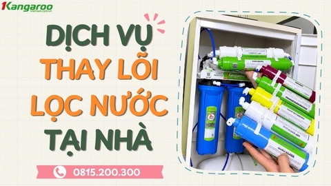 Dịch Vụ Thay Lõi Lọc Nước Kangaroo Tại Nhà Nhanh Gọn, Đúng Model