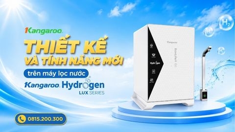 Thiết Kế Và Tính Năng Mới Trên Máy Lọc Nước Kangaroo Hydrogen LUX Series