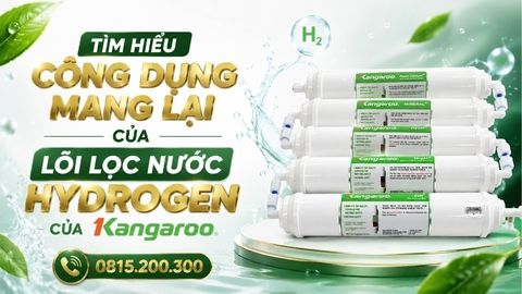 Tìm Hiểu Công Dụng Mang Lại Của Lõi Lọc Nước Hydrogen Của Kangaroo
