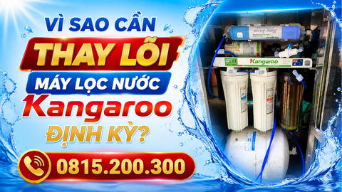Vì sao cần thay lõi máy lọc nước Kangaroo định kỳ?