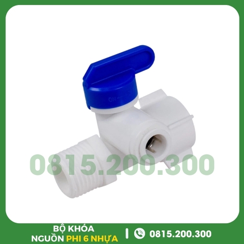 Khẩu Khóa Nhựa Phi 6 (Bộ Chia Nguồn)