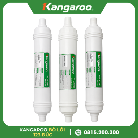 Bộ Lõi 123 Đúc Máy Lọc Nước Kangaroo