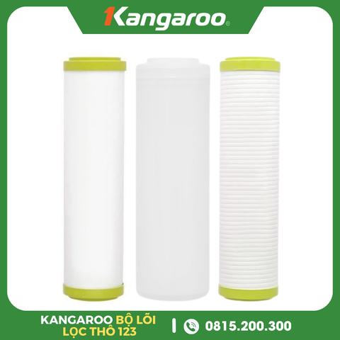 Bộ Lõi Lọc Nước 123 Kangaroo