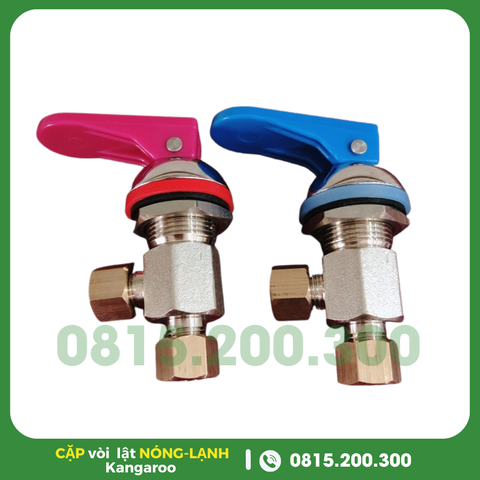 Cặp Vòi LẬT Nóng Lạnh Kangaroo KG10A3, KG19A3, KG09A3