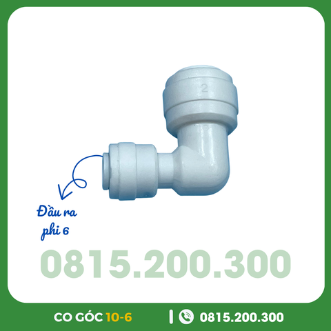 Co Nối Phi 10 (Ø10) - Phi 6 (Ø6)