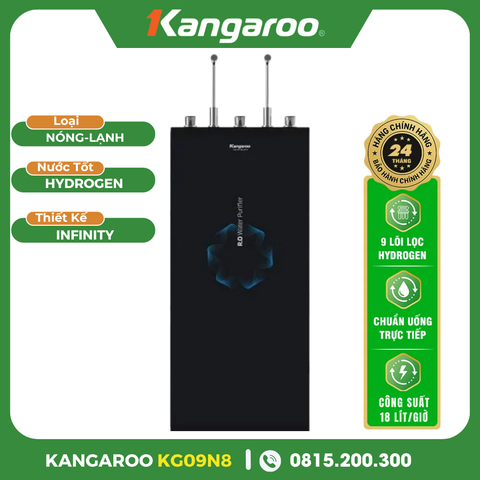 Máy Lọc Nước Kangaroo Hydrogen Infinity Nóng Lạnh KG09N8