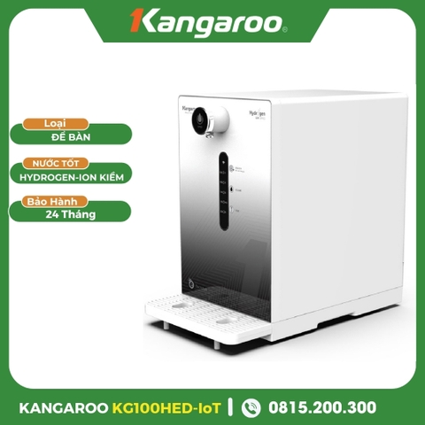 Máy Lọc Nước Kangaroo Hydrogen Ion Kiềm KG100HED-IOT