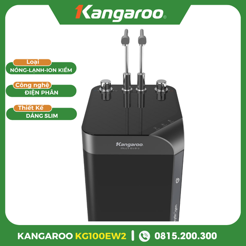 Máy Lọc Nước Kangaroo Hydrogen Ion Kiềm Nóng Lạnh KG100EW2