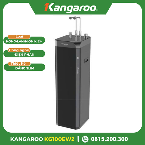 Máy Lọc Nước Kangaroo Hydrogen Ion Kiềm Nóng Lạnh KG100EW2