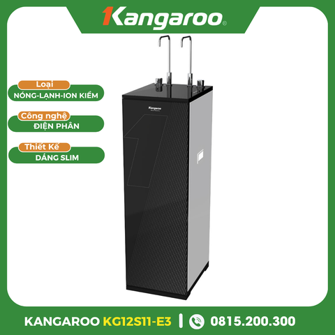Máy Lọc Nước Kangaroo Hydrogen Ion Kiềm Nóng Lạnh KG12S11-E3