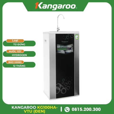 Máy Lọc Nước Kangaroo Hydrogen KG100HA Vỏ VTU Đen