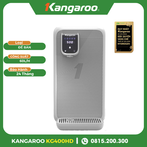 Máy Lọc Nước Kangaroo Hydrogen Để Bàn KG400HD